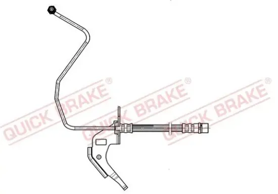 Bremsschlauch Hinterachse rechts QUICK BRAKE 35.914 Bild Bremsschlauch Hinterachse rechts QUICK BRAKE 35.914