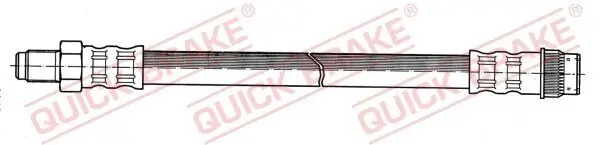 Bremsschlauch Hinterachse links Hinterachse rechts QUICK BRAKE 37.004