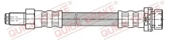 Bremsschlauch Hinterachse links Hinterachse rechts außen außen QUICK BRAKE 37.030 Bild Bremsschlauch Hinterachse links Hinterachse rechts außen außen QUICK BRAKE 37.030