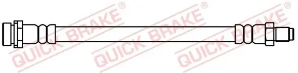 Bremsschlauch Hinterachse links Hinterachse rechts QUICK BRAKE 37.056