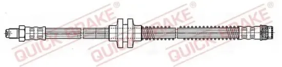 Bremsschlauch Vorderachse links Vorderachse rechts QUICK BRAKE 37.921 Bild Bremsschlauch Vorderachse links Vorderachse rechts QUICK BRAKE 37.921