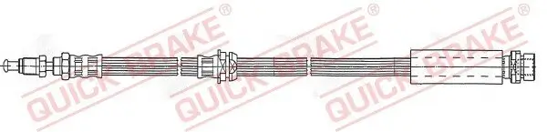 Bremsschlauch Vorderachse links Vorderachse rechts QUICK BRAKE 37.924