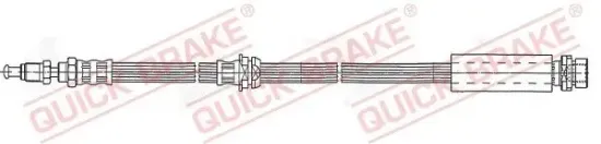 Bremsschlauch Vorderachse links Vorderachse rechts QUICK BRAKE 37.924 Bild Bremsschlauch Vorderachse links Vorderachse rechts QUICK BRAKE 37.924