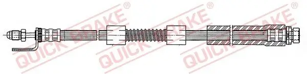 Bremsschlauch Vorderachse links Vorderachse rechts QUICK BRAKE 37.928