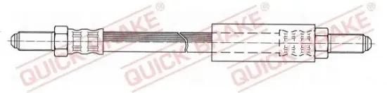 Bremsschlauch Vorderachse links Vorderachse rechts QUICK BRAKE 42.304 Bild Bremsschlauch Vorderachse links Vorderachse rechts QUICK BRAKE 42.304
