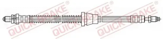 Bremsschlauch Vorderachse links Vorderachse rechts QUICK BRAKE 42.919 Bild Bremsschlauch Vorderachse links Vorderachse rechts QUICK BRAKE 42.919