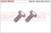 Schraubensatz, Bremsscheibe Hinterachse Vorderachse QUICK BRAKE 4904K