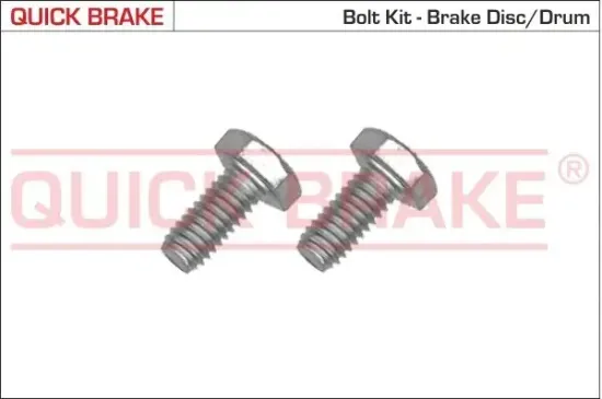 Schraubensatz, Bremsscheibe QUICK BRAKE 4904K Bild Schraubensatz, Bremsscheibe QUICK BRAKE 4904K