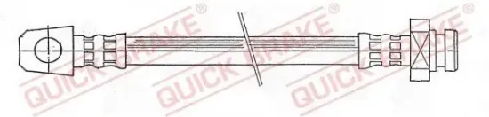 Bremsschlauch Vorderachse links Vorderachse rechts außen außen QUICK BRAKE 50.021 Bild Bremsschlauch Vorderachse links Vorderachse rechts außen außen QUICK BRAKE 50.021