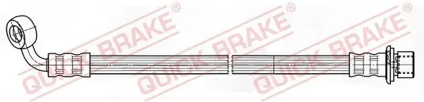 Bremsschlauch Hinterachse links QUICK BRAKE 50.052