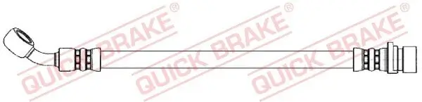 Bremsschlauch Hinterachse links außen QUICK BRAKE 50.073