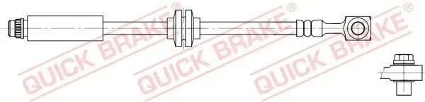 Bremsschlauch Vorderachse links Vorderachse rechts QUICK BRAKE 50.201X
