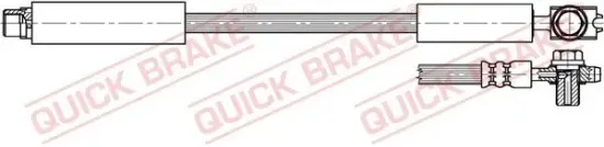 Bremsschlauch Hinterachse links Hinterachse rechts QUICK BRAKE 50.402X Bild Bremsschlauch Hinterachse links Hinterachse rechts QUICK BRAKE 50.402X