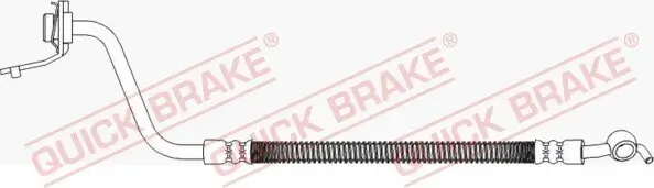 Bremsschlauch Hinterachse links QUICK BRAKE 50.515
