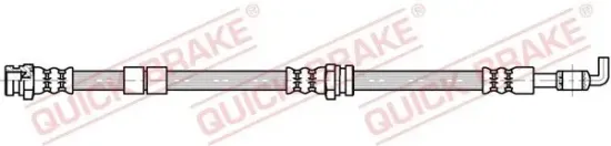 Bremsschlauch Vorderachse links Vorderachse rechts QUICK BRAKE 50.710 Bild Bremsschlauch Vorderachse links Vorderachse rechts QUICK BRAKE 50.710