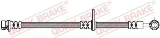 Bremsschlauch Hinterachse links Hinterachse rechts QUICK BRAKE 50.714 Bild Bremsschlauch Hinterachse links Hinterachse rechts QUICK BRAKE 50.714