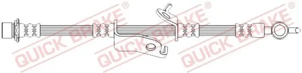 Bremsschlauch Vorderachse links QUICK BRAKE 50.730