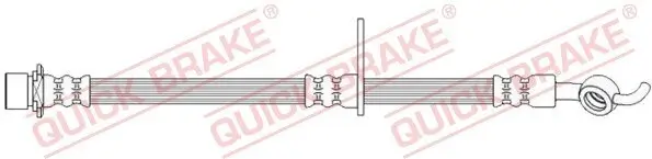 Bremsschlauch Hinterachse rechts QUICK BRAKE 50.731