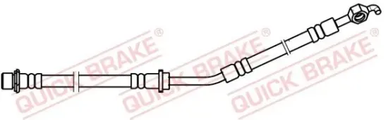Bremsschlauch Vorderachse links QUICK BRAKE 50.750 Bild Bremsschlauch Vorderachse links QUICK BRAKE 50.750