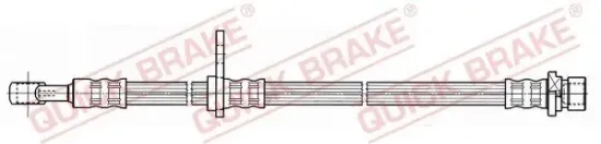 Bremsschlauch Vorderachse rechts QUICK BRAKE 50.802 Bild Bremsschlauch Vorderachse rechts QUICK BRAKE 50.802