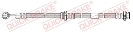 Bremsschlauch Hinterachse links QUICK BRAKE 50.807 Bild Bremsschlauch Hinterachse links QUICK BRAKE 50.807