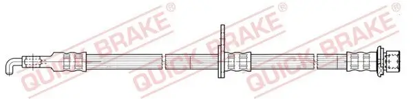 Bremsschlauch Vorderachse links QUICK BRAKE 50.828