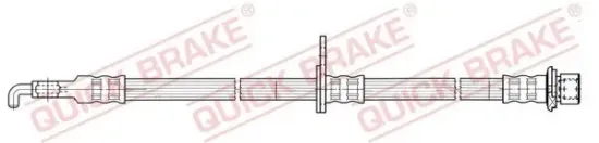 Bremsschlauch Vorderachse links QUICK BRAKE 50.828 Bild Bremsschlauch Vorderachse links QUICK BRAKE 50.828