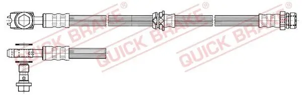 Bremsschlauch QUICK BRAKE 50.832X