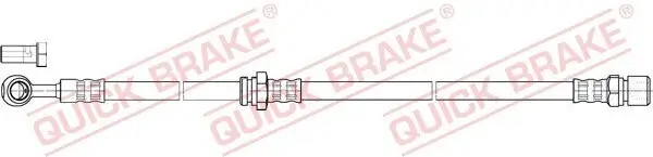 Bremsschlauch Vorderachse links QUICK BRAKE 50.850X