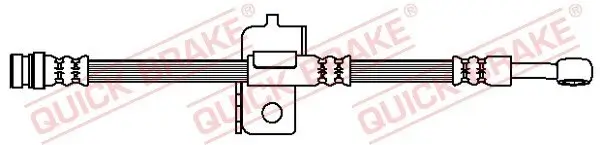 Bremsschlauch Hinterachse links QUICK BRAKE 50.894