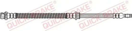 Bremsschlauch Vorderachse links Vorderachse rechts QUICK BRAKE 50.898 Bild Bremsschlauch Vorderachse links Vorderachse rechts QUICK BRAKE 50.898