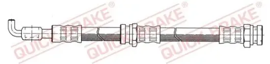 Bremsschlauch Vorderachse links Vorderachse rechts QUICK BRAKE 50.970 Bild Bremsschlauch Vorderachse links Vorderachse rechts QUICK BRAKE 50.970