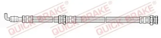 Bremsschlauch Hinterachse links Hinterachse rechts QUICK BRAKE 50.986 Bild Bremsschlauch Hinterachse links Hinterachse rechts QUICK BRAKE 50.986