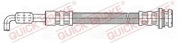Bremsschlauch Hinterachse links Hinterachse rechts QUICK BRAKE 51.009