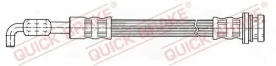 Bremsschlauch Hinterachse links Hinterachse rechts QUICK BRAKE 51.009 Bild Bremsschlauch Hinterachse links Hinterachse rechts QUICK BRAKE 51.009