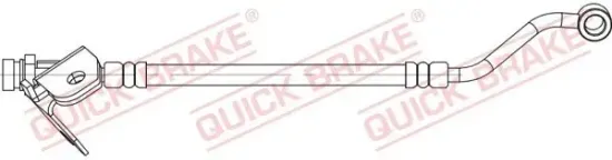 Bremsschlauch Hinterachse rechts außen QUICK BRAKE 58.015X Bild Bremsschlauch Hinterachse rechts außen QUICK BRAKE 58.015X