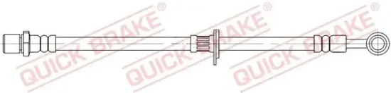 Bremsschlauch Vorderachse rechts QUICK BRAKE 58.817 Bild Bremsschlauch Vorderachse rechts QUICK BRAKE 58.817