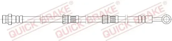 Bremsschlauch Vorderachse links Vorderachse rechts QUICK BRAKE 58.828 Bild Bremsschlauch Vorderachse links Vorderachse rechts QUICK BRAKE 58.828