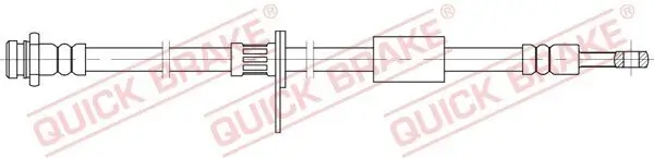 Bremsschlauch Vorderachse links Vorderachse rechts QUICK BRAKE 58.850