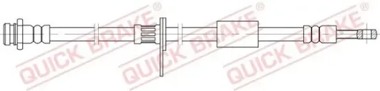 Bremsschlauch Vorderachse links Vorderachse rechts QUICK BRAKE 58.850 Bild Bremsschlauch Vorderachse links Vorderachse rechts QUICK BRAKE 58.850