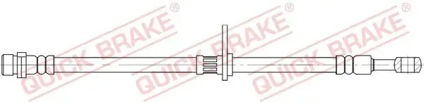 Bremsschlauch Vorderachse links QUICK BRAKE 58.851