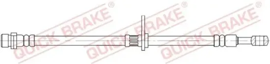 Bremsschlauch Vorderachse links QUICK BRAKE 58.851 Bild Bremsschlauch Vorderachse links QUICK BRAKE 58.851