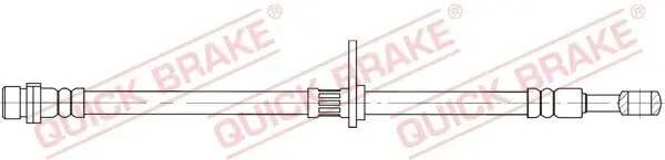 Bremsschlauch Vorderachse rechts QUICK BRAKE 58.853
