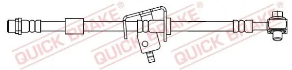 Bremsschlauch Hinterachse rechts QUICK BRAKE 58.856X