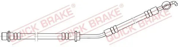 Bremsschlauch Vorderachse links QUICK BRAKE 58.866