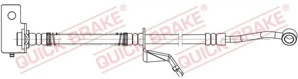 Bremsschlauch Vorderachse links QUICK BRAKE 58.877X