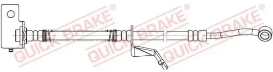 Bremsschlauch Vorderachse links QUICK BRAKE 58.877X Bild Bremsschlauch Vorderachse links QUICK BRAKE 58.877X