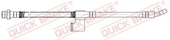 Bremsschlauch Vorderachse links QUICK BRAKE 58.884 Bild Bremsschlauch Vorderachse links QUICK BRAKE 58.884