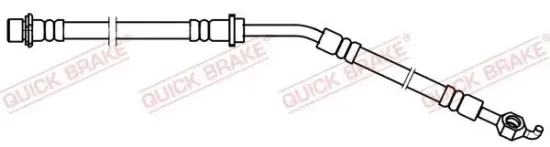 Bremsschlauch Vorderachse rechts QUICK BRAKE 58.886 Bild Bremsschlauch Vorderachse rechts QUICK BRAKE 58.886