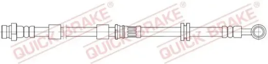 Bremsschlauch Vorderachse links QUICK BRAKE 58.891 Bild Bremsschlauch Vorderachse links QUICK BRAKE 58.891